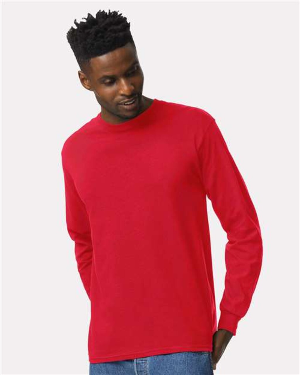 Gildan® Ultra Cotton Crewneck Long Sleeve T-Shirt Soft & Durable